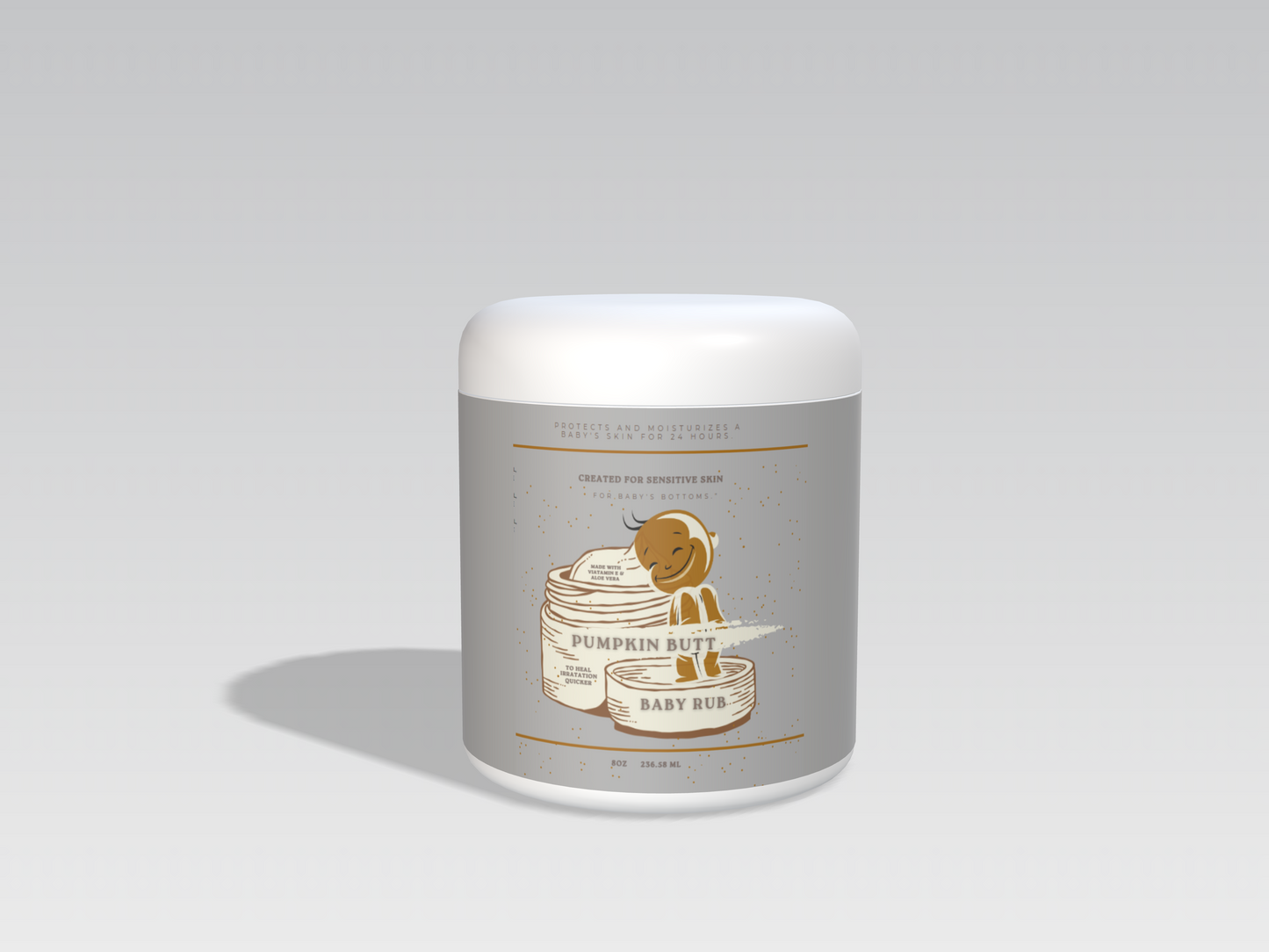 Brooke's Essential Pumpkin Butt Baby Rub